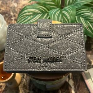 Steve Madden brand new grey coin purse/card holder